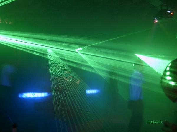 Lasershow @ Porn Club 21.02.09
