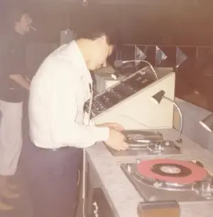 Frankie Beauchamp@hil LeBash discotheque in Central Pennsylvania 1976.webp