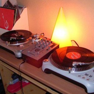 DJ Set illuminated