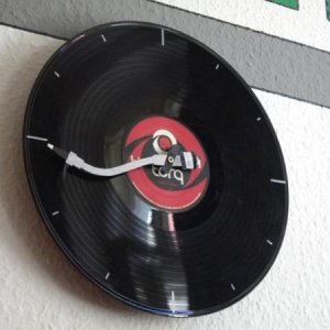 Vinyl-wanduhr