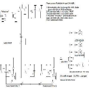 Schaltbild Der Elektronik D. On Air Ampel