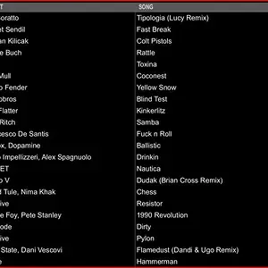 Smooth Tooth 080312 Playlist.JPG