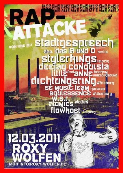 12. März 2011 "rapattacke" Roxy/ Wono