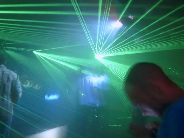 Lasershow @ Porn Club 21.02.09