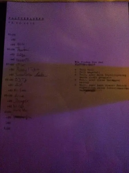 Plattenabend im Polyester 12.02.2015