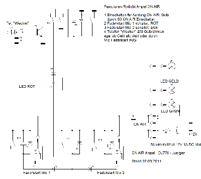 Schaltbild Der Elektronik D. On Air Ampel