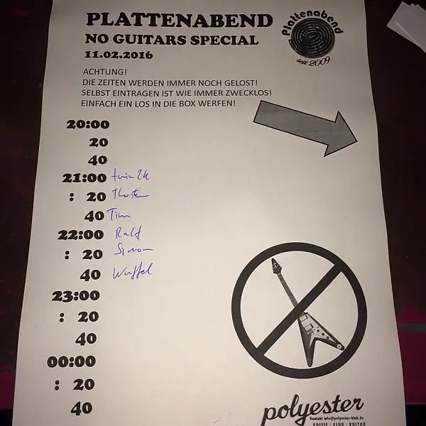 twin2k @ Plattenabend 11-02-2016 @ Polyester Klub Oldenburg