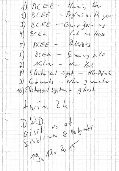 twin2k @ Plattenabend 17-12-2015 @ Polyester Oldenburg