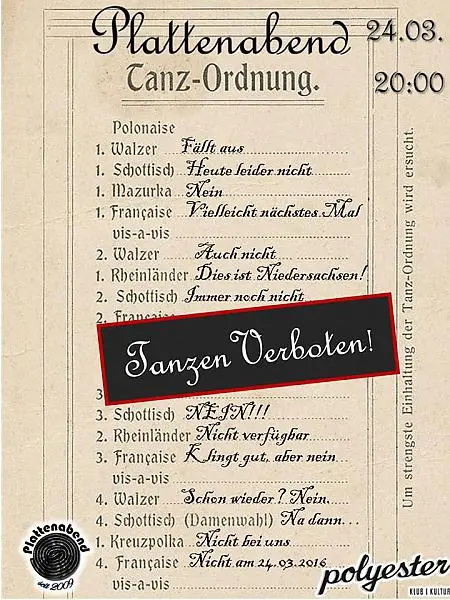 twin2k @ Plattenabend 24-03-2016 @ Polyester Klub Oldenburg