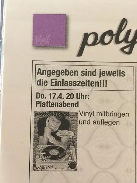 twin2k @ Plattenabend, Polyester Oldenburg 17.04.2014